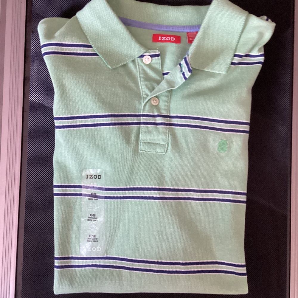 NEW IZOD Men’s Polo Golf Shirt